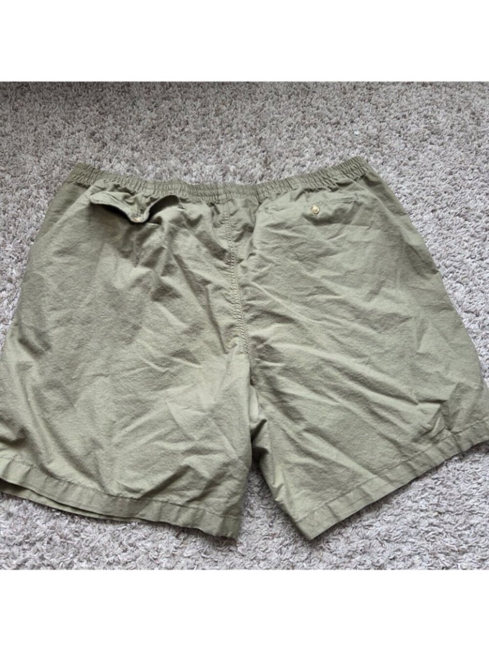 Polo Ralph Lauren Shorts Mens 3XB Green Olive Stretch Casual - Picture 4 of 5